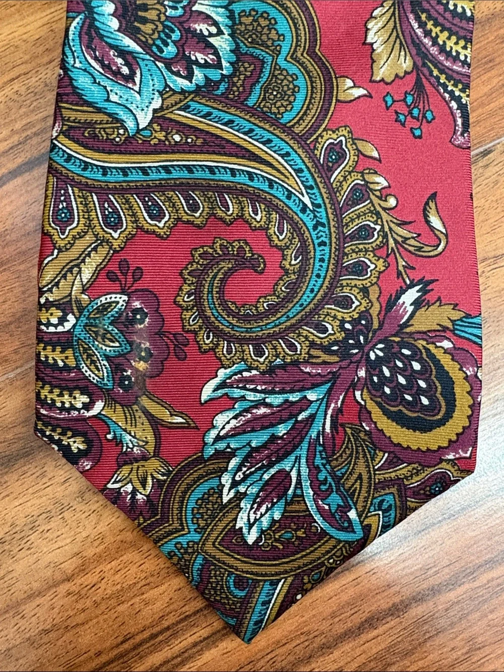 Rooster Mens Paisley‎ Neck Tie